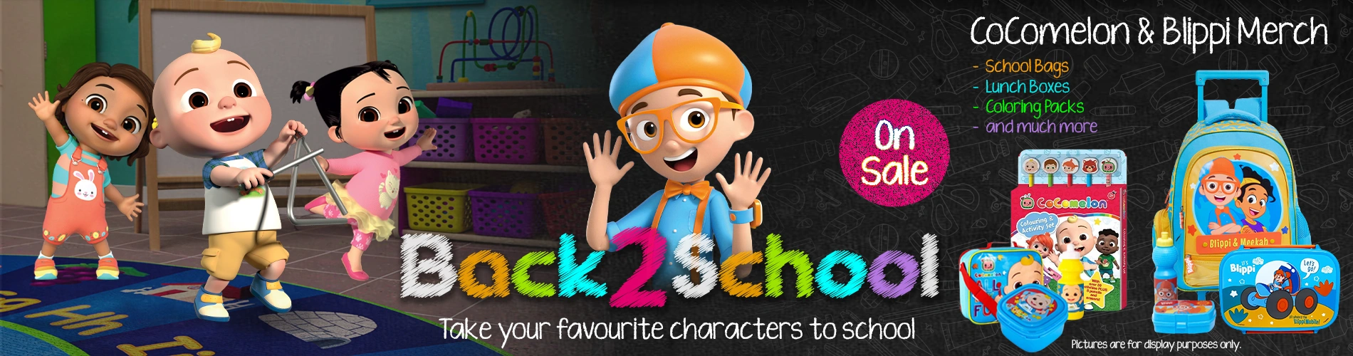 CoComelon & Blippi Merchandise
